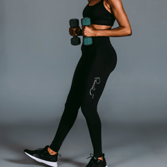 Black high waisted Leggings | Long - Pause Apparel