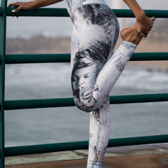Light purple, blue and pink leggings | Long - Pause Apparel