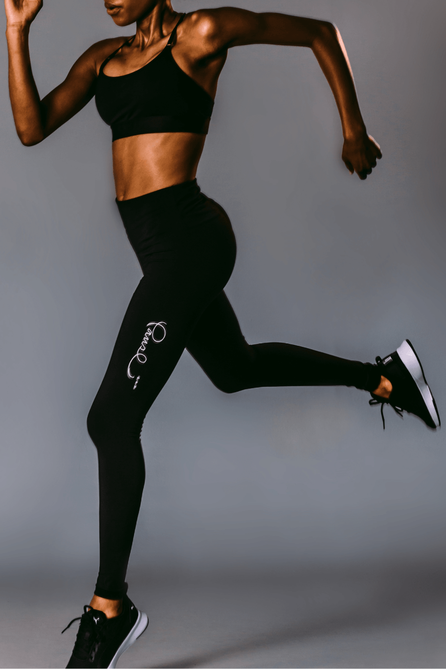 Black high waisted Leggings | Long - Pause Apparel