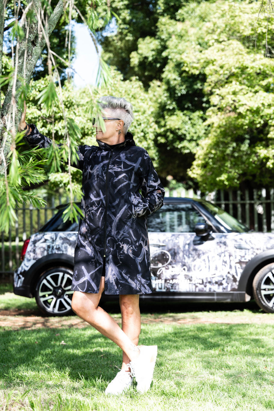 Raincoat - Waterproof cotton lining trench coat - Pause Apparel SA