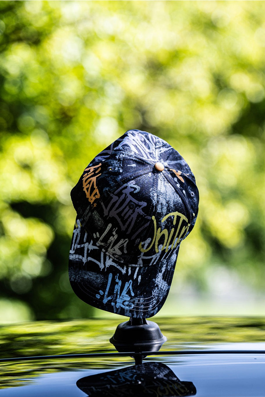 Graffiti Cap lightweight moisture-wicking baseball cap by Pause Apparel