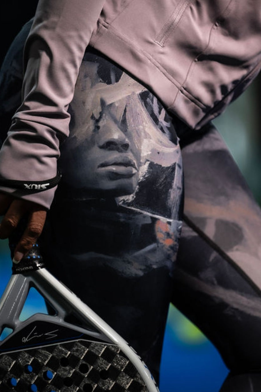 Dark grey and stone colour  Leggings  - - Pause Apparel SA