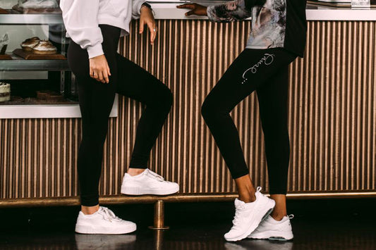 Pause Black Leggings. Squat proof yoga pants.High Quality  tights