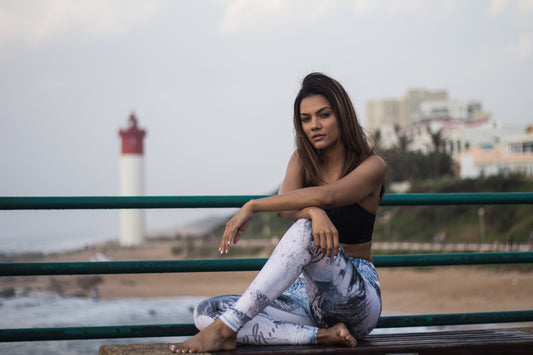 Pause Leggings. Be- Still yoga pants.High quality active wear.