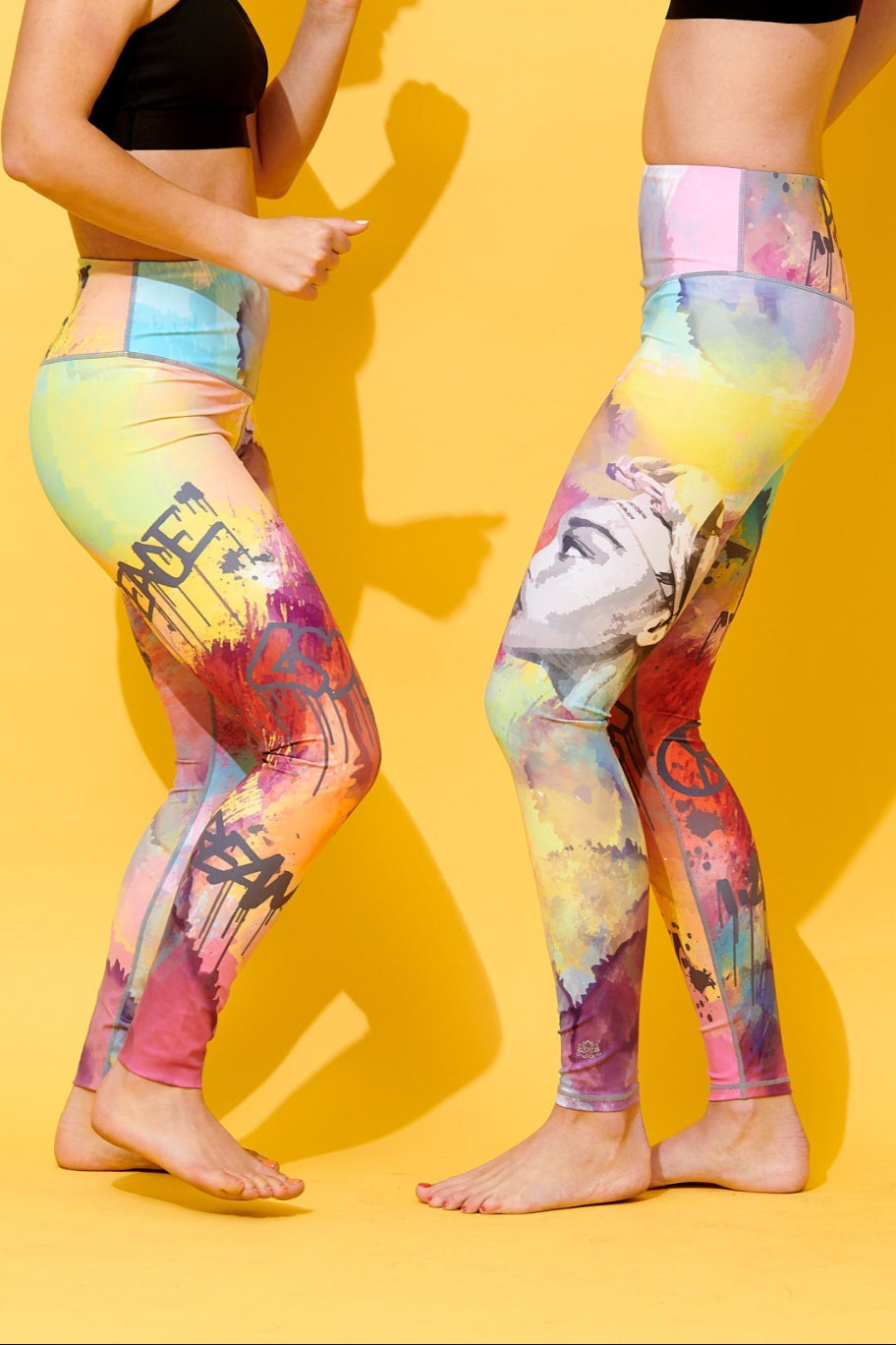 Colourful street style  leggings