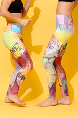 Colourful street style  leggings