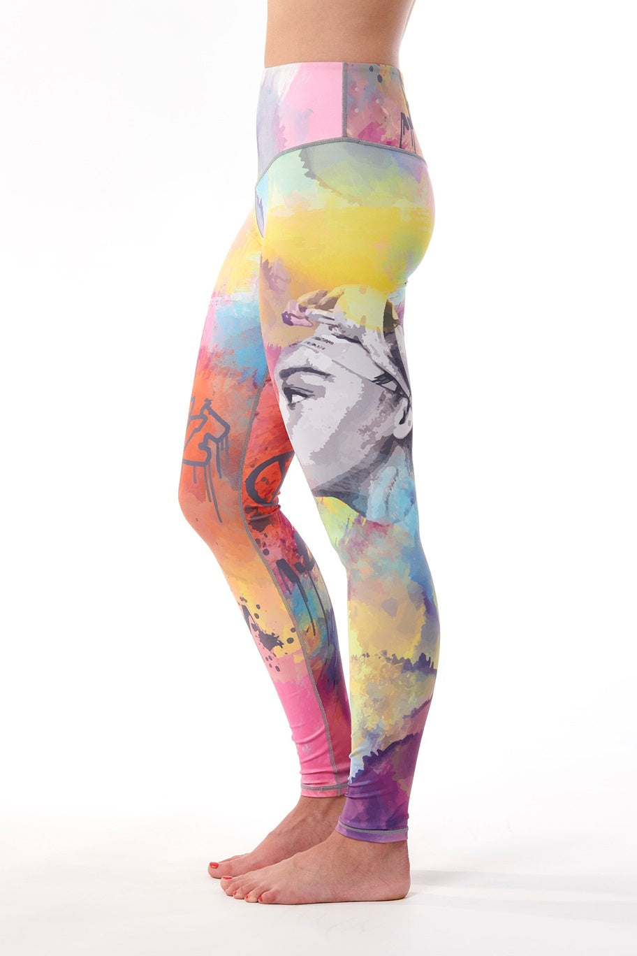 Colourful street style  leggings
