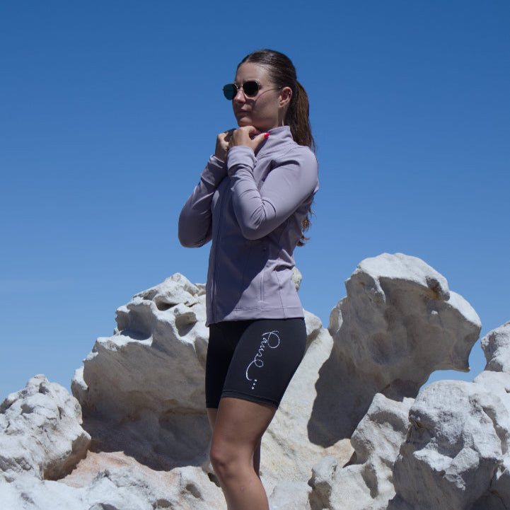 Purple Jacket - after fitness jacket