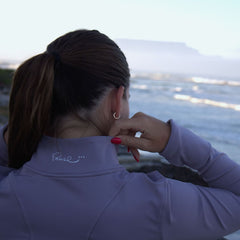 Purple Jacket - after fitness jacket